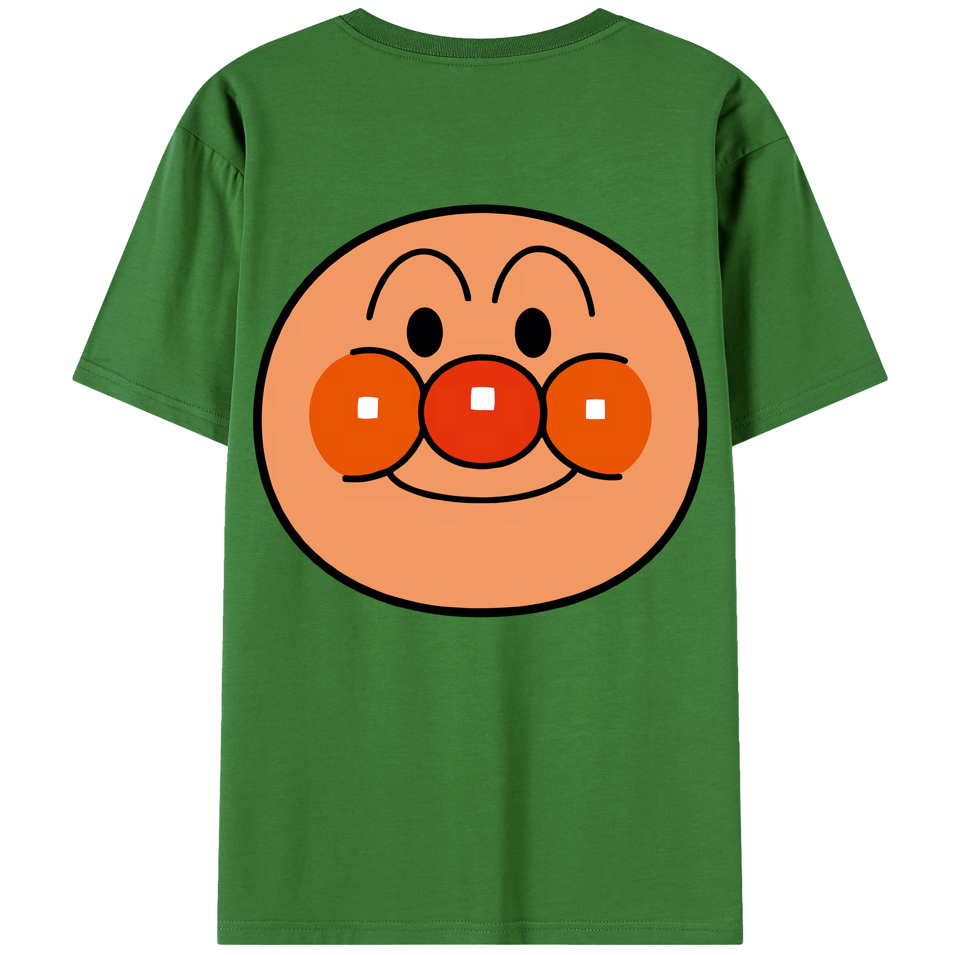 （画像用） アンパンマン Anpanman レディース半袖Tシャツ(バックプリント)